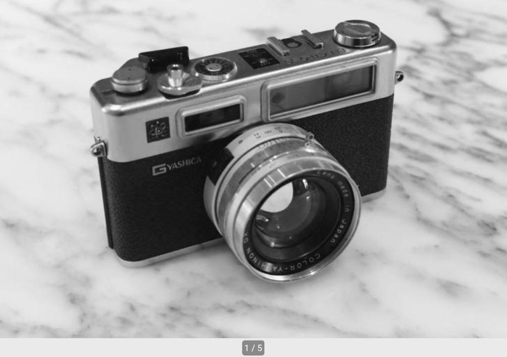 Yashica GSN Electro 35 45 mm/f/1,7 Non H1050164, Enlèvement ou Envoi, 1960 à 1980, Appareils photo