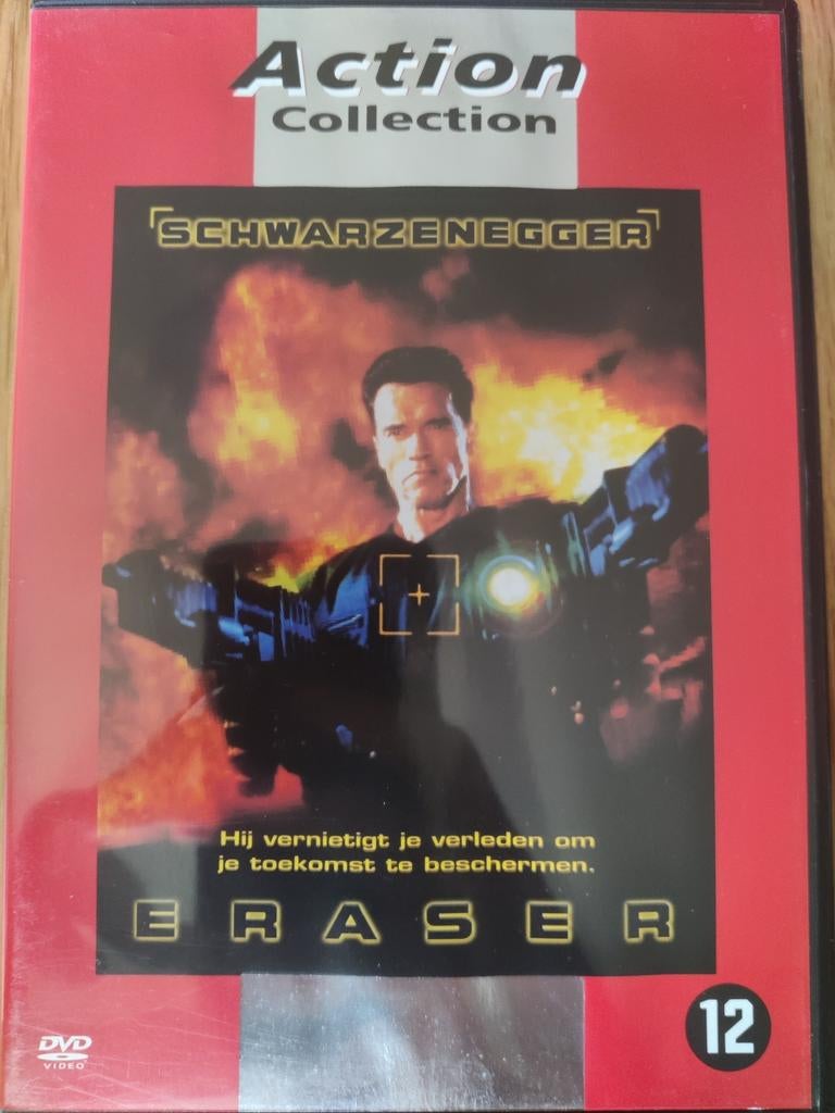 Eraser (1996) (Arnold Schwarzenegger) DVD, Enlèvement ou Envoi, Comme neuf