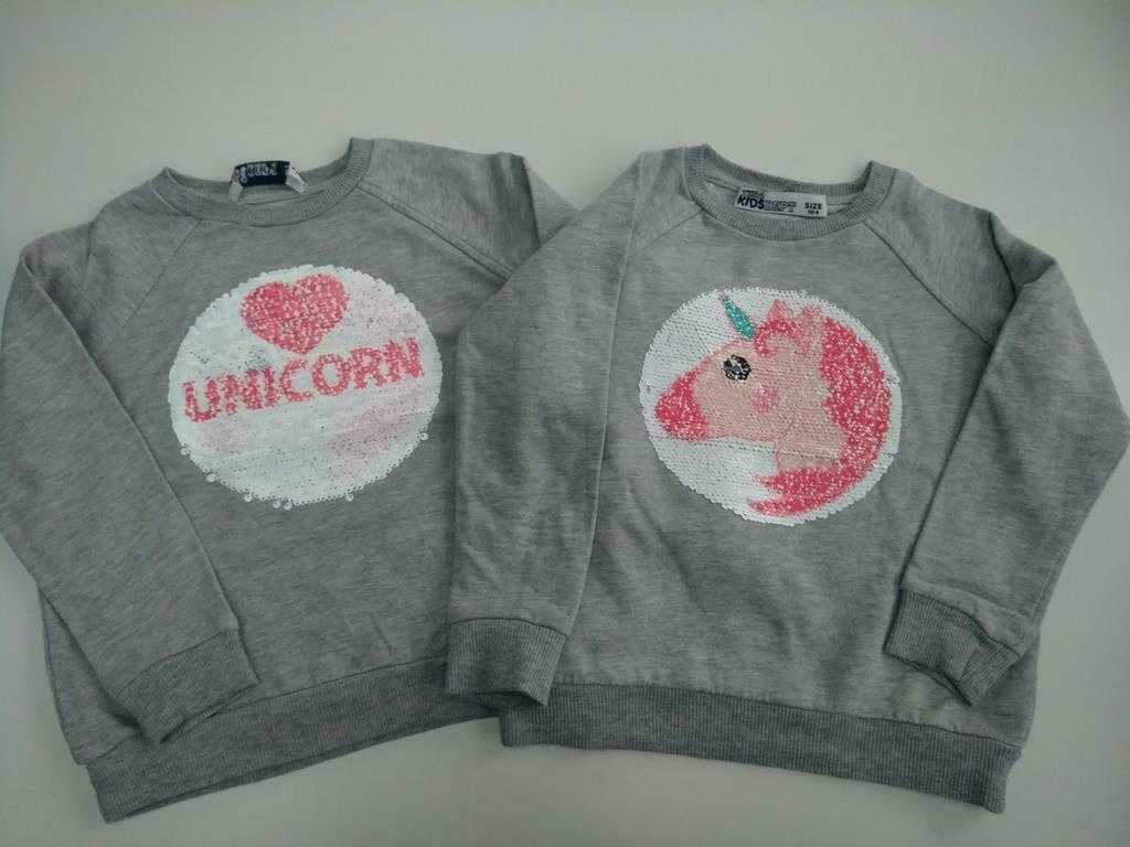 2 truien met schuifbaar patroon (maat 104), Ophalen of Verzenden, Zo goed als nieuw, Kleding