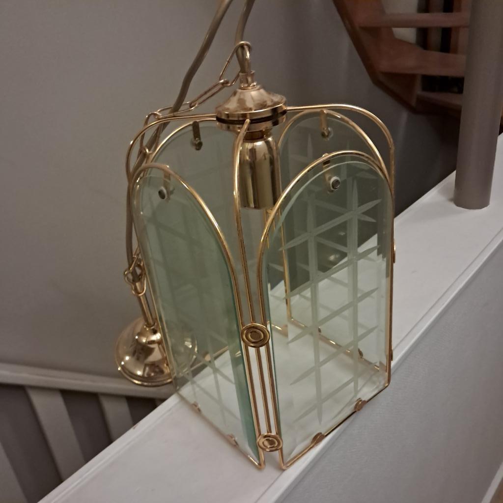 hanglamp massive, Ophalen, Zo goed als nieuw, Glas