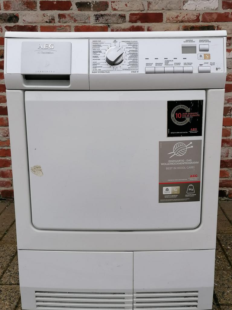 AEG droogkast, Ophalen, 6 tot 8 kg, Gebruikt, Anti-kreukfase