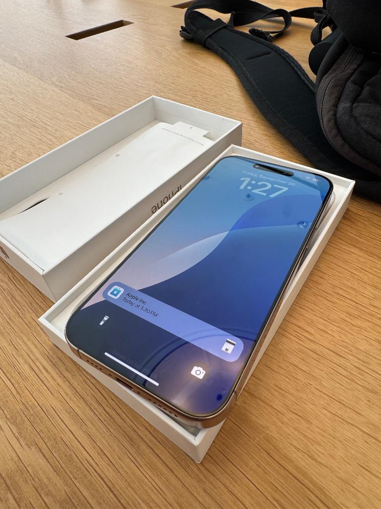 iPhone 16 ProMax 256G AppleCare+ jusqu’au 19 septembre 2026, Télécoms, Téléphonie mobile | Apple iPhone, 256 GB, Or, IPhone 16 Pro Max