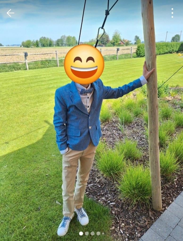 Communiekleren jongen, Ophalen