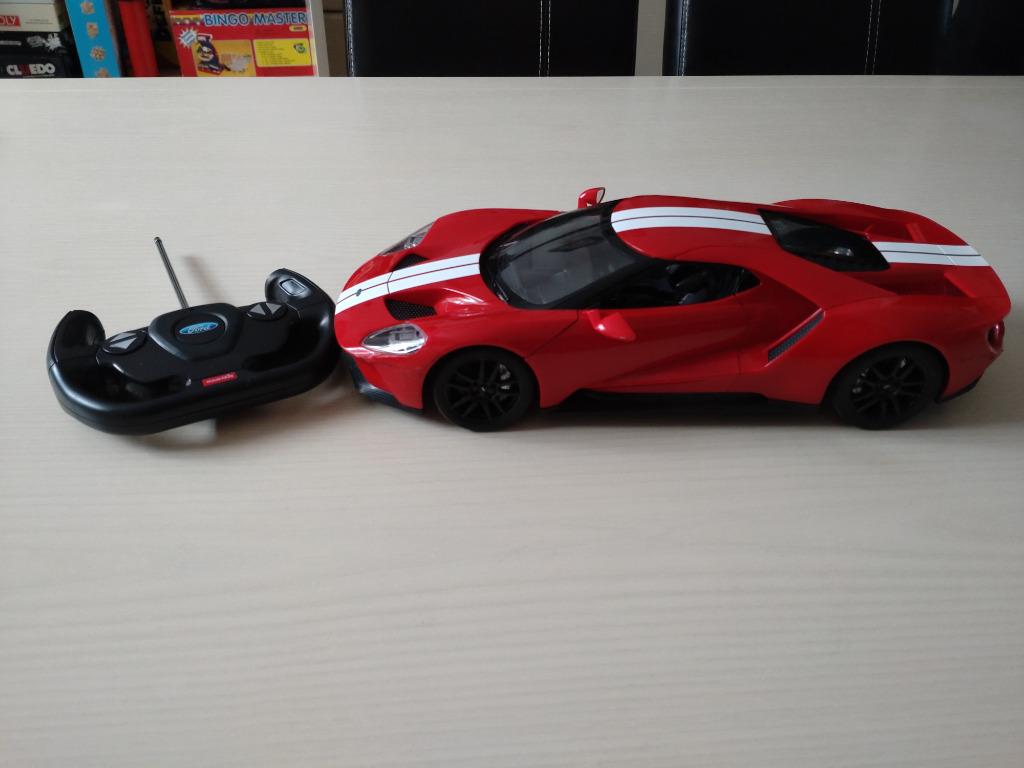 Voiture télécommandée RC Ford GT rouge de marque Rastar, Ophalen, Gebruikt, Afstandsbediening