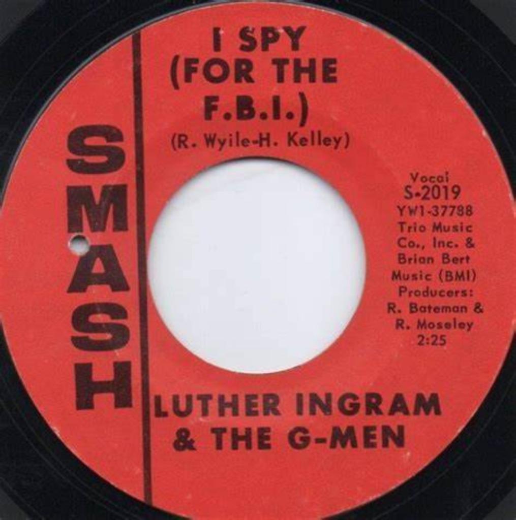 Luther Ingram & The G-Men – I Spy ( For The F.B.I. ) Popcorn, Cd's en Dvd's, Vinyl Singles, Zo goed als nieuw, R&B en Soul, Ophalen of Verzenden