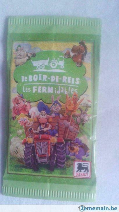 Les Fermidables Delhaize, Verzamelen, Stickers, Ophalen of Verzenden, Nieuw, Overige typen