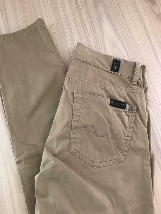 Seven for all mankind maat 23 beige, Ophalen of Verzenden, Gedragen