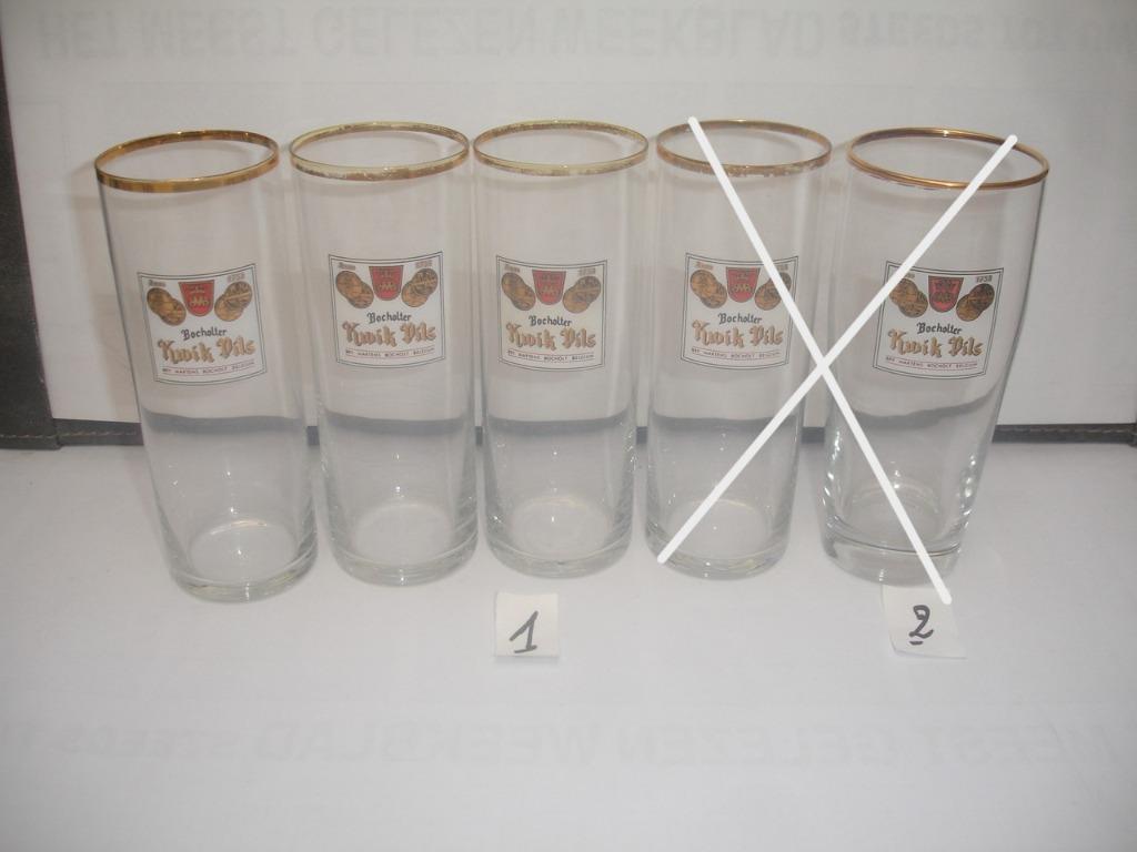 Bierglas Kwik Pils, brij. Bocholt, Enlèvement ou Envoi, Comme neuf, Verre ou Verres, Autres marques