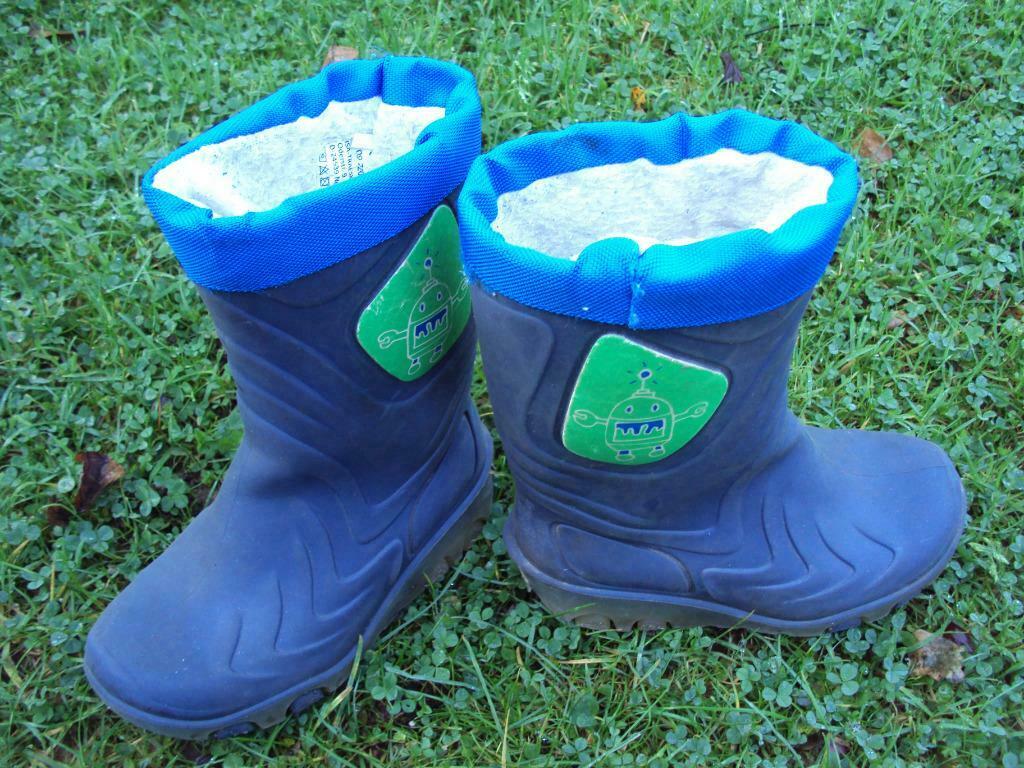 Blauwe regenlaarsjes / botjes jongen. Maat 26-27, Ophalen of Verzenden