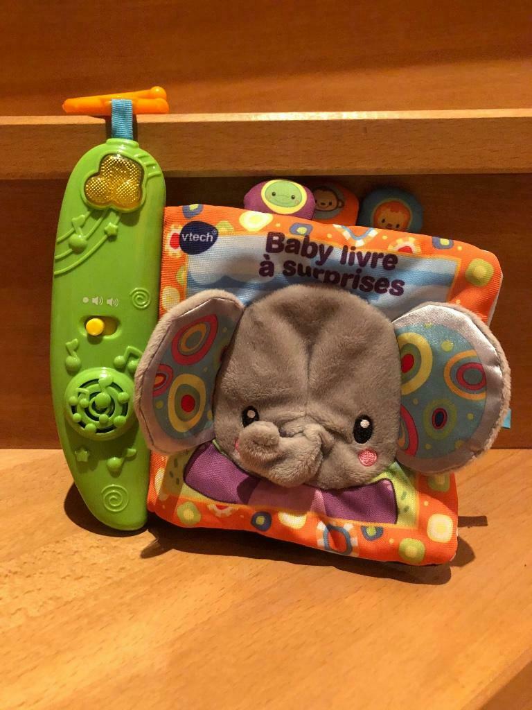 Livre à surprises pour bébé VTech, Enlèvement, Comme neuf, 6 mois à 2 ans