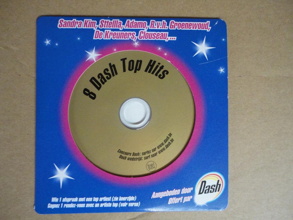 CD - 8 Dash Top Hits ADAMO/SANDRA KIM/TELEX/KREUNERS, CD & DVD, Enlèvement ou Envoi