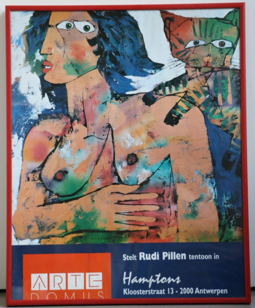 Rudi Pillen - Affiche, Antiek en Kunst, Ophalen of Verzenden