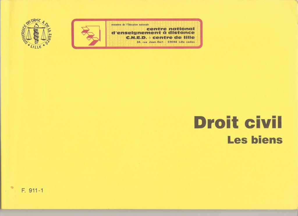 Cours de Droit, Livres, Enlèvement ou Envoi, Neuf, Enseignement supérieur
