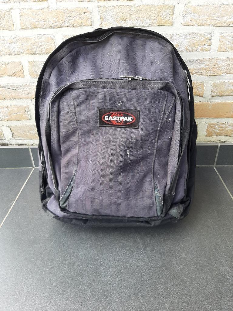 Eastpak laptop rugzak grijs, Ophalen, Gebruikt, Eastpak, Waterdicht