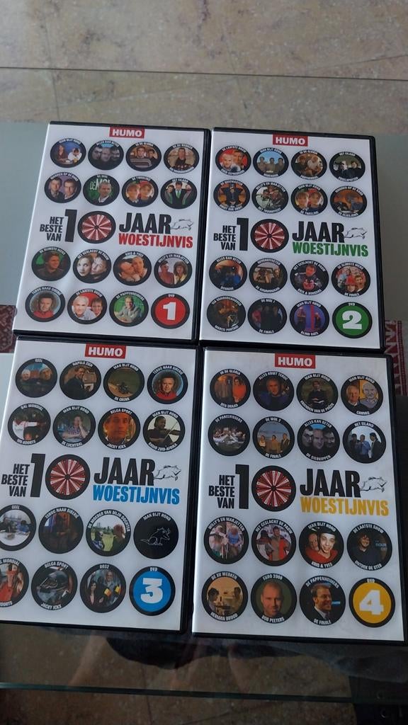 Dvd 10 jaar woestijnvis  1-2-3-4, Ophalen