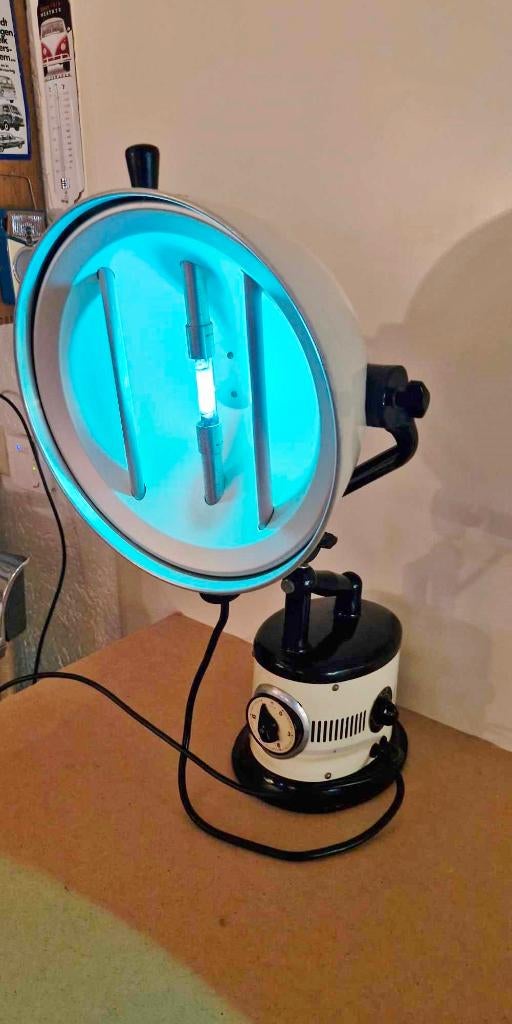 Belle lampe chauffante Hanau vintage+lunettes originales,bon, Enlèvement ou Envoi