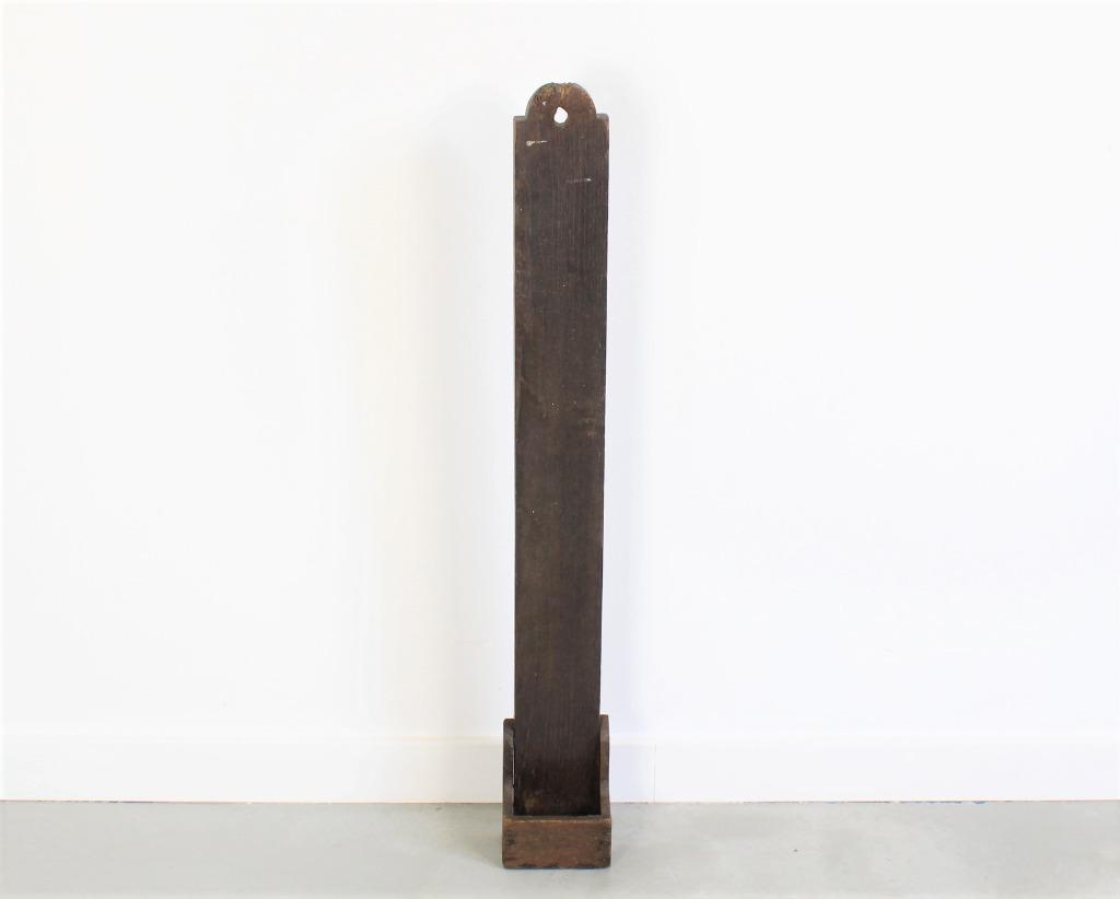 houten houder voor kaars, Antiek en Kunst, Curiosa en Brocante, Ophalen of Verzenden