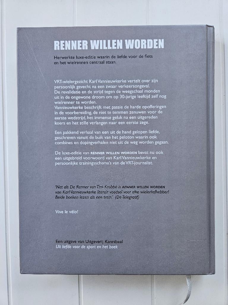 Renner willen worden, Enlèvement ou Envoi, Comme neuf, Course à pied et Cyclisme, Karl Vannieuwkerke