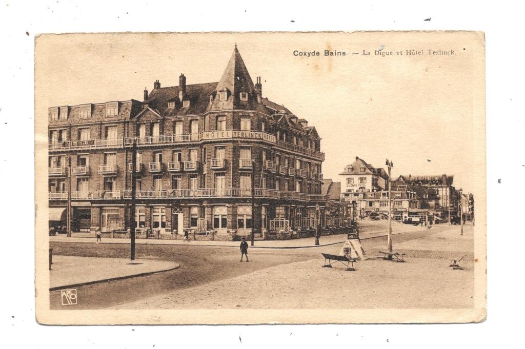 Coxyde-Bains NA279: La Digue et Place Terlinck, Envoi, 1940 à 1960, Affranchie, Flandre Occidentale