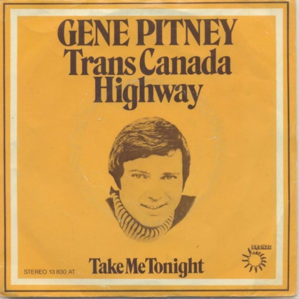 Gene Pitney – Trans Canada Highway - Single, Enlèvement ou Envoi, Single, Utilisé, Pop