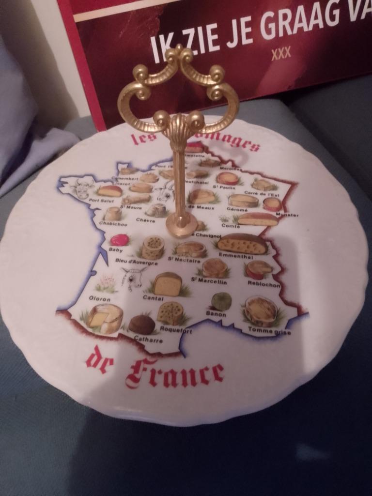 Porseleinen kaas schotel Limoges, Antiek en Kunst, Verzenden