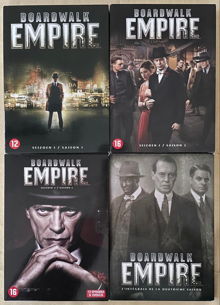 DVD Boardwalk Empire Saison 1 à 4, Ophalen, Gebruikt