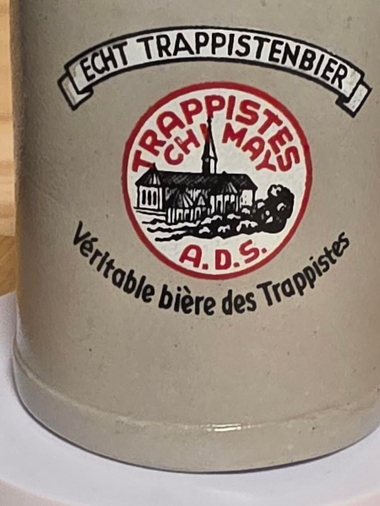 Superbe chope en grès chimay  50 ctl, Enlèvement ou Envoi