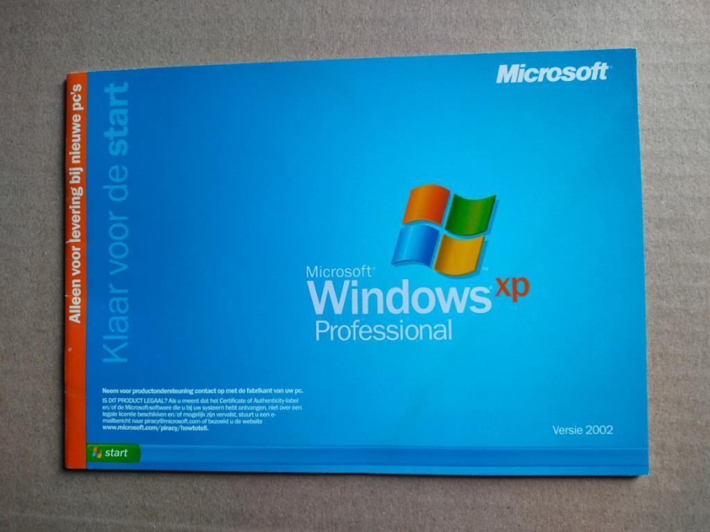 🖥️ Livret Microsoft Windows XP Professionnel version 2002, Enlèvement ou Envoi, Comme neuf