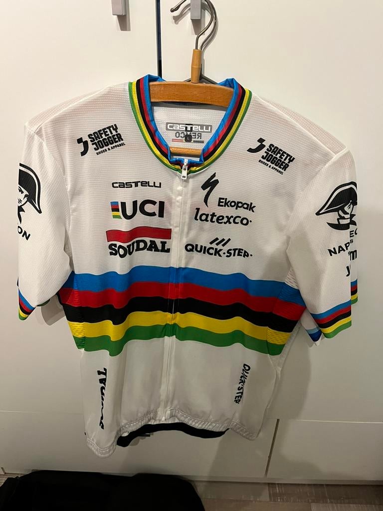 Truitje Remco Evenepoel, Fietsen en Brommers, Fietsaccessoires | Fietskleding, Ophalen of Verzenden, Zo goed als nieuw, Bovenkleding