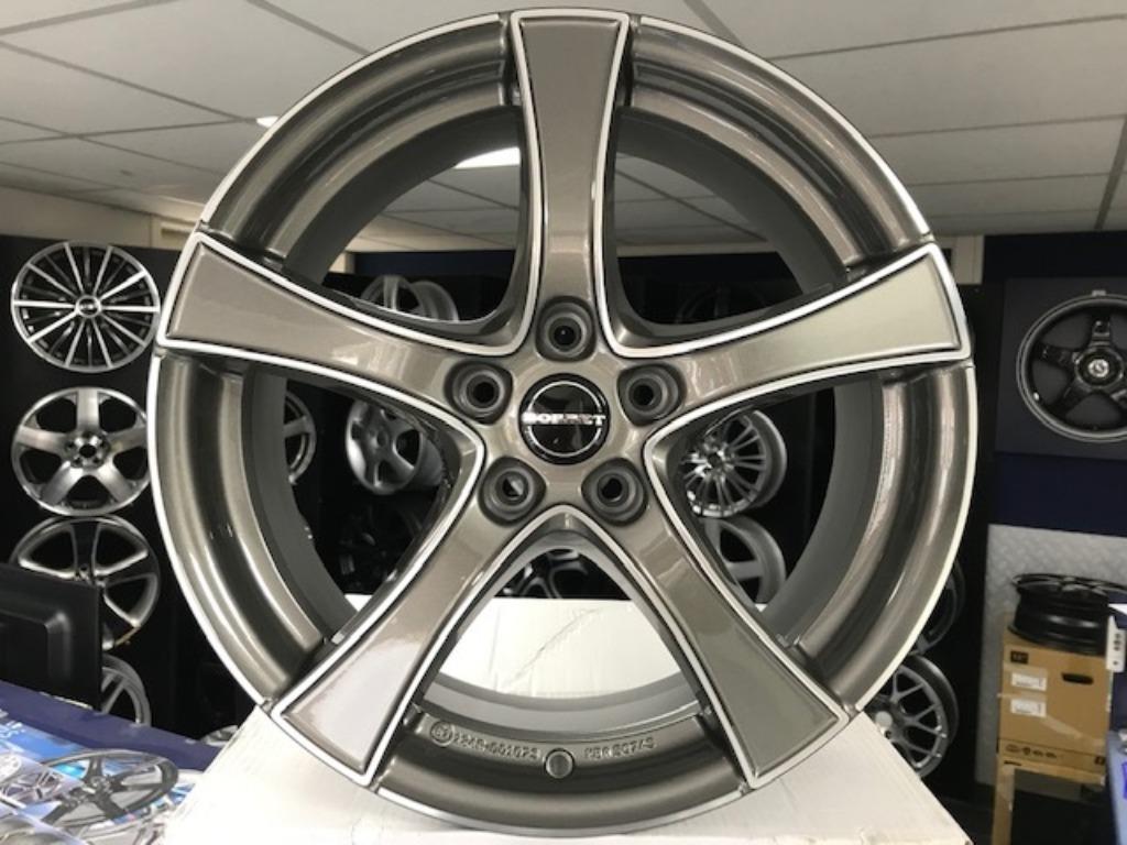 IN STOCK: NIEUWE set 18 inch 5x114.3 Borbet alu sportvelgen, Autos : Pièces & Accessoires, Neuf, Enlèvement ou Envoi, Pneus été