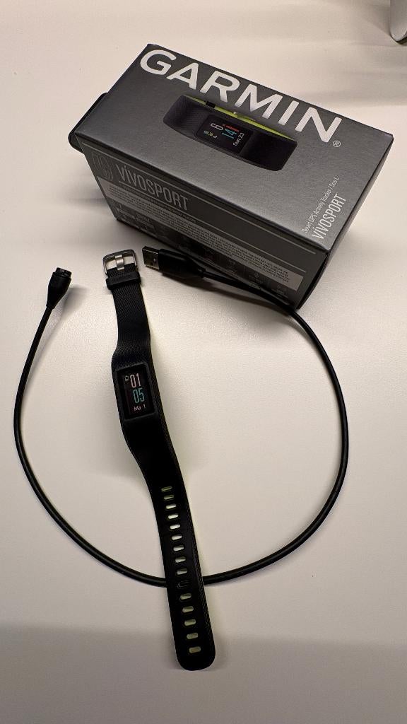 Garmin Vivosport sporthorloge - Smart GPS Activity Tracker, Gebruikt, Zwart, Garmin, Ophalen of Verzenden