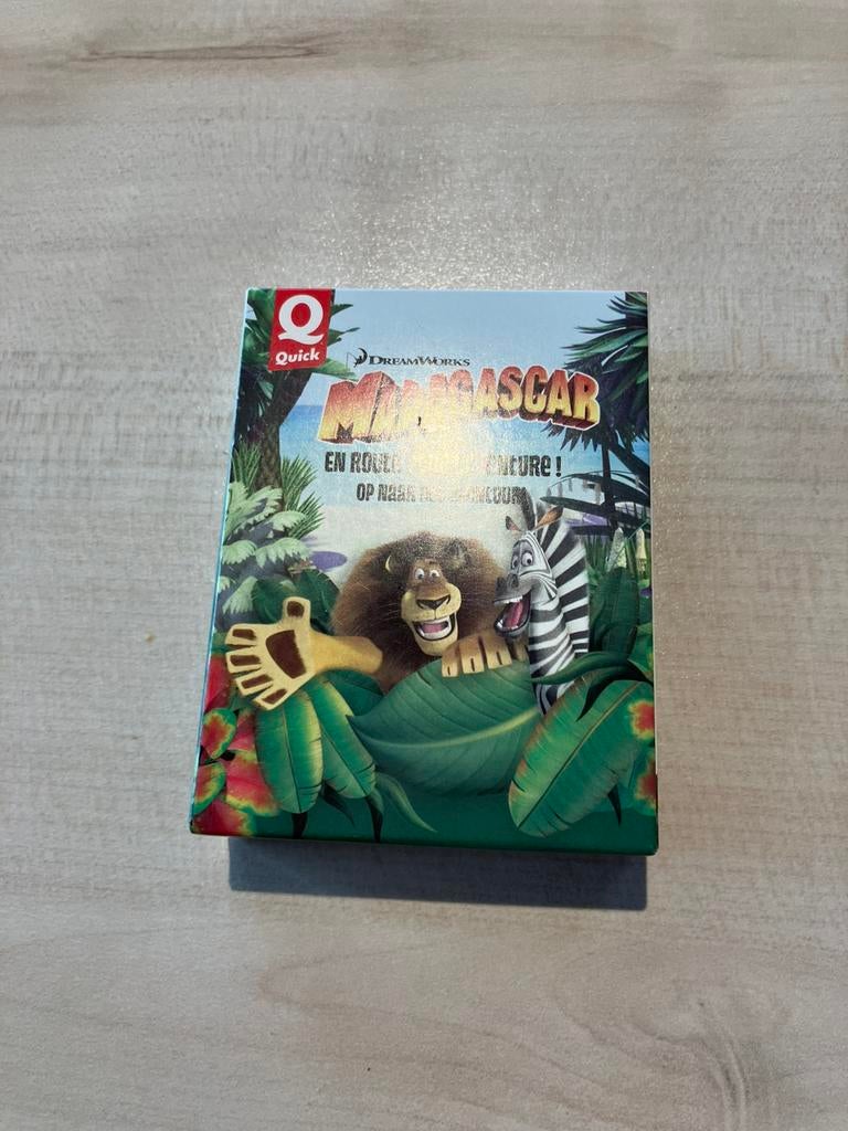 Jeu de cartes Quick Hamburger Madagascar, Trois ou quatre joueurs, Enlèvement ou Envoi, Neuf, Dreamworks