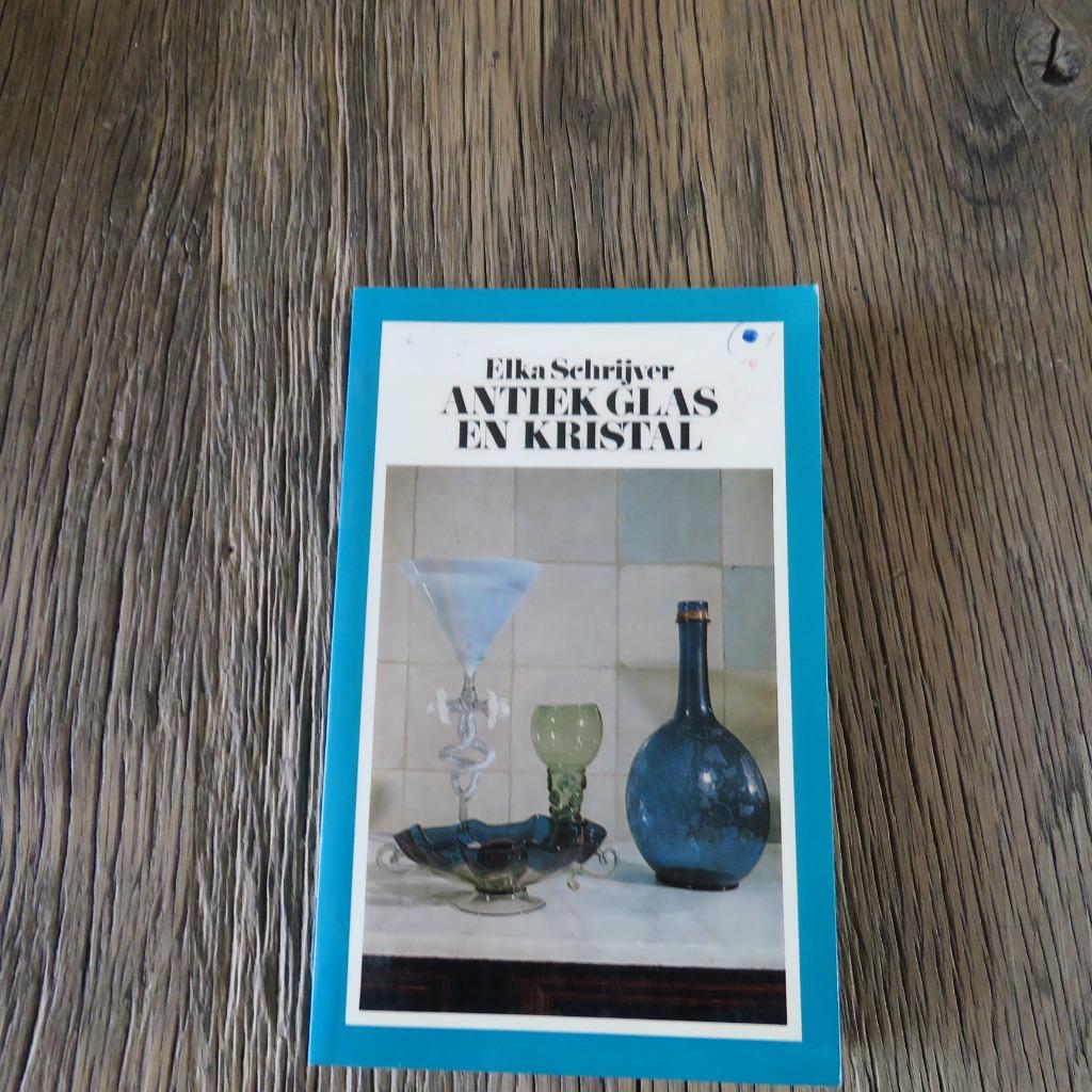 Antiek glas en kristal Elka Schrijver, Ophalen of Verzenden