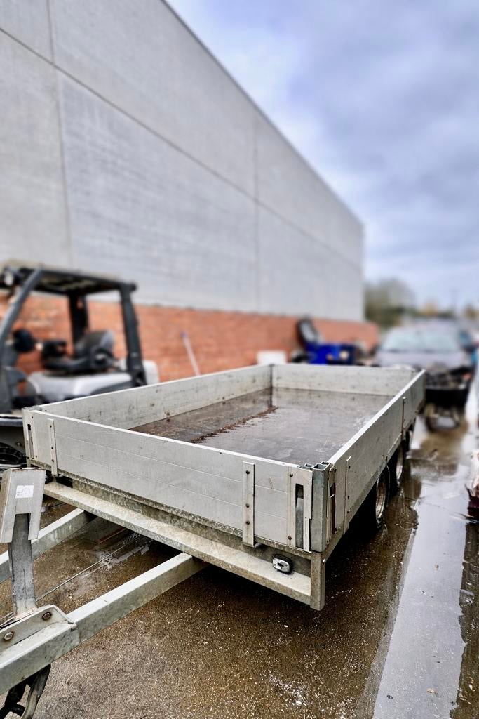 Zware Tandemasser Aanhangwagen, Auto diversen, Aanhangwagen-onderdelen, Ophalen, Gebruikt