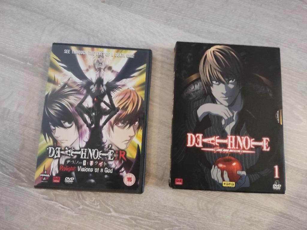 Death Note DVD Box + Re:Light Visions of a God film, Cd's en Dvd's, Boxset, Drama, Ophalen of Verzenden, Zo goed als nieuw