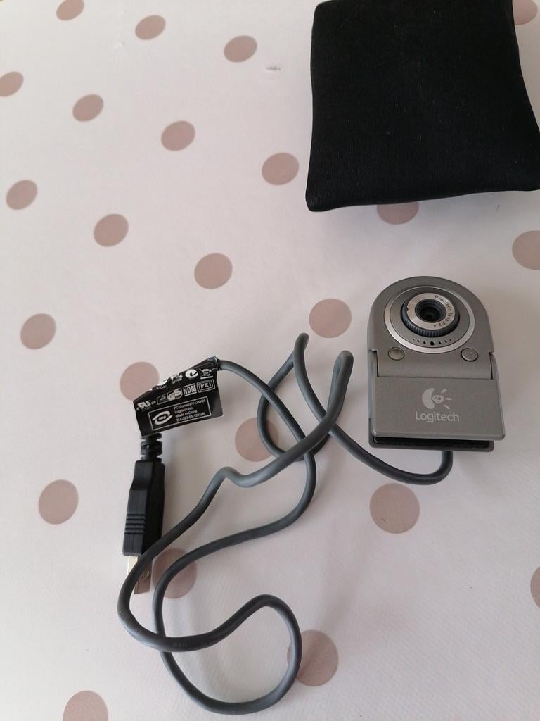 Logitech webcam met opberghoesje, Enlèvement ou Envoi, Comme neuf