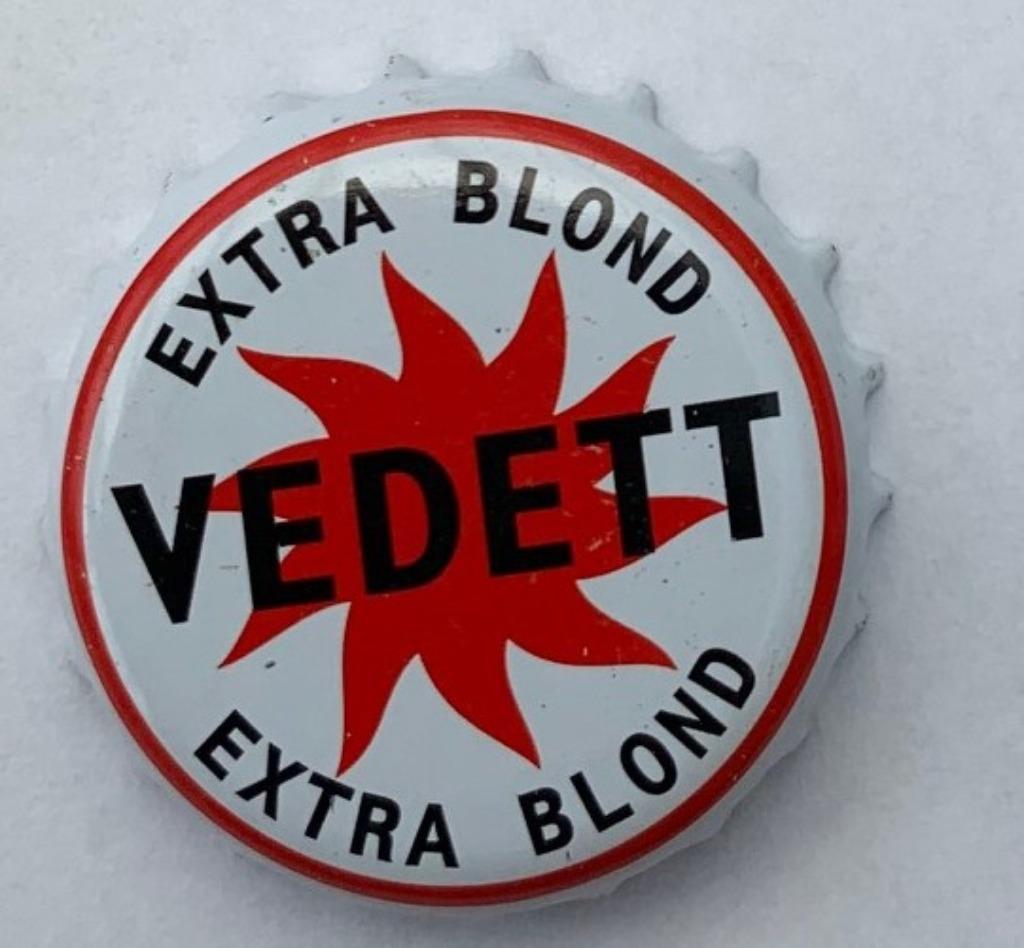 Capsule de bière Vedett blond (182), Collections, Marques de bière, Utilisé, Enlèvement ou Envoi