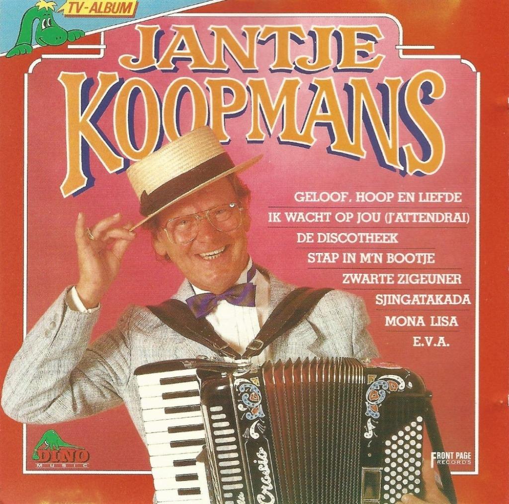 CD * JANTJE KOOPMANS - TV-ALBUM, Cd's en Dvd's, Ophalen of Verzenden, Zo goed als nieuw, Levenslied of Smartlap