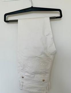 Terre Bleue 36 Ecru broek, W28 - W29 (confection 36), Enlèvement ou Envoi, Autres couleurs, Comme neuf