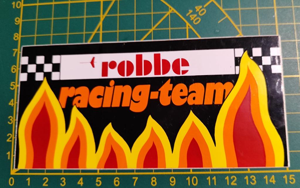 Sticker Robbe (schaalmodellen) Racing Team jaren '70, Collections, Autocollants, Enlèvement ou Envoi