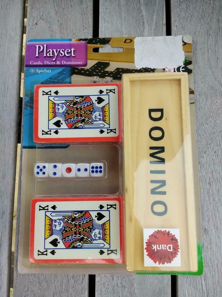 Kaartenspel - domino - dobbelstenen NIEUW, Vijf spelers of meer, Ophalen, Nieuw