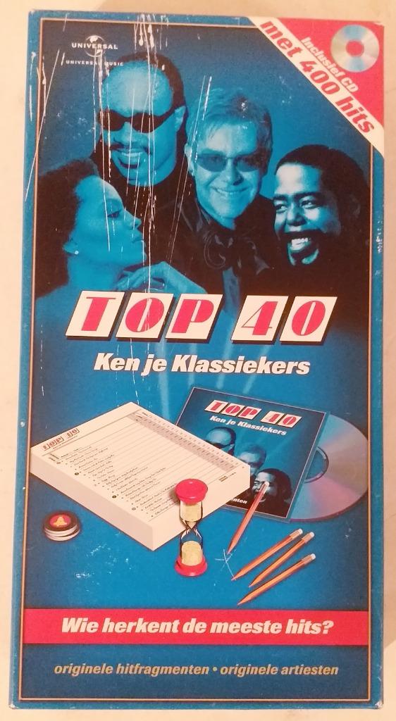 Top 40: Ken Je Klassiekers - popmuziek spel / quiz, Ophalen of Verzenden