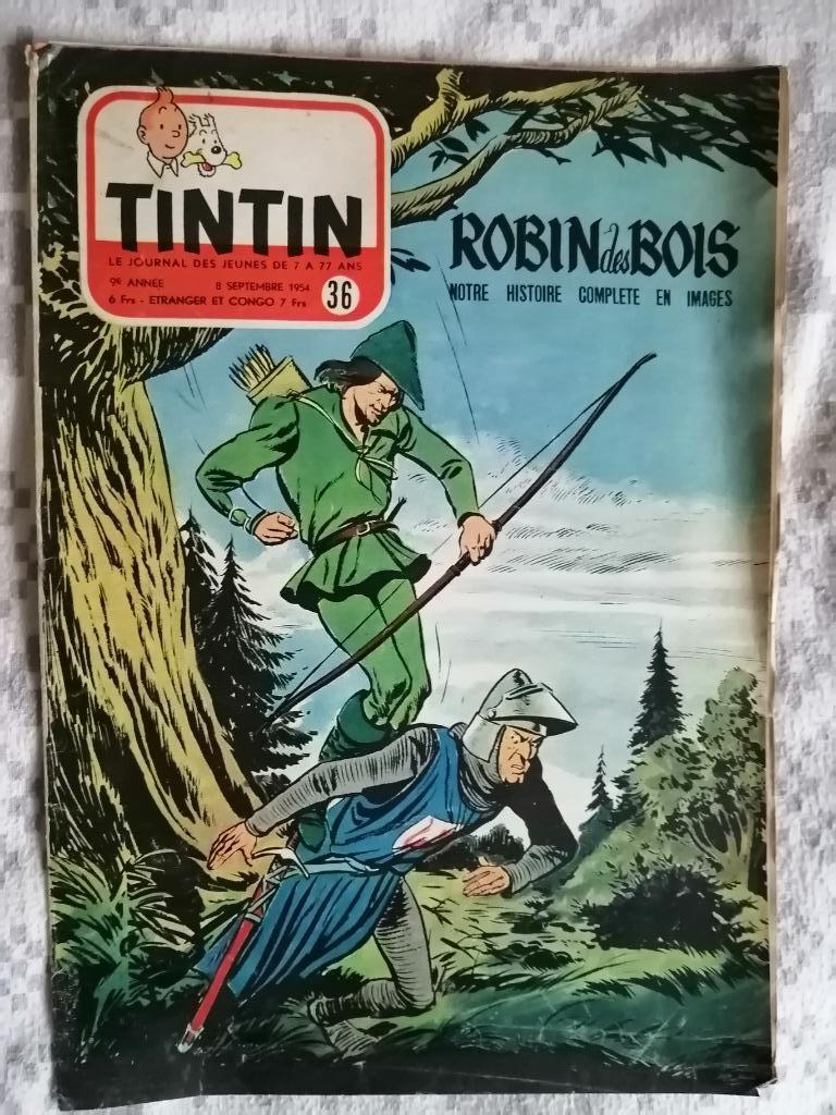 Journal de TINTIN édition Belge n36 - 8 septembre 1954, Ophalen of Verzenden, Tijdschrift