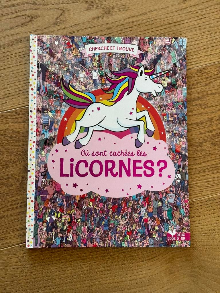 BD Cherche et trouve - où sont cachées les licornes, Livres, Enlèvement, Utilisé