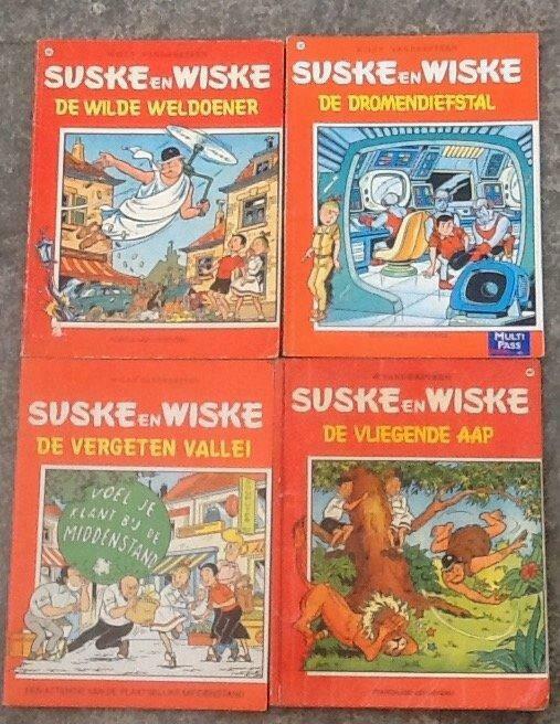 4 suske en wiske stripboeken, Enlèvement ou Envoi, Utilisé