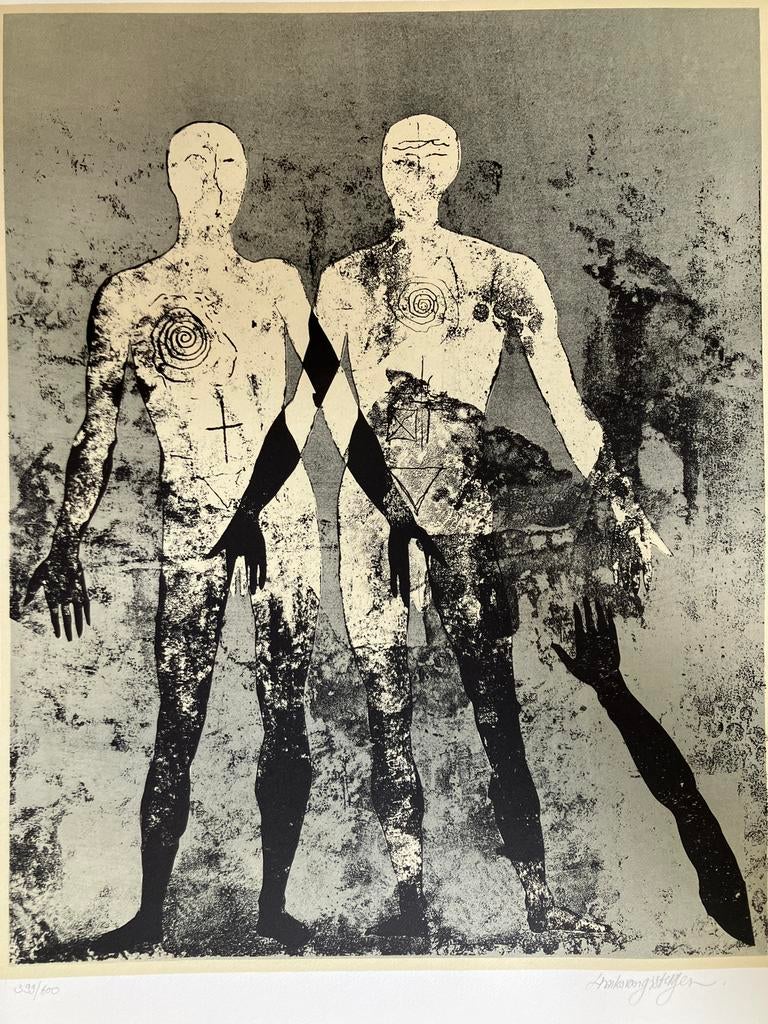 Litho Charles Van Gisbergen (1942), Antiquités & Art, Art | Lithographies & Sérigraphies, Enlèvement ou Envoi