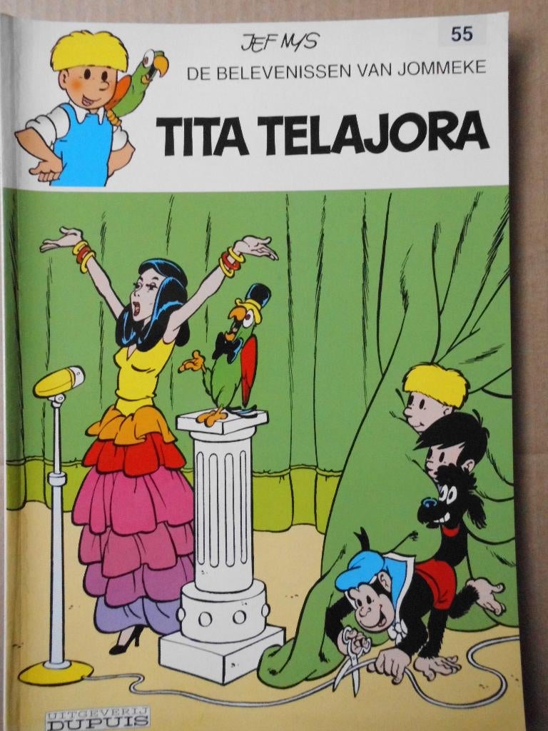 Jommeke - Tita Telajora, Eén stripboek, Ophalen of Verzenden, Gelezen, Jef Nys