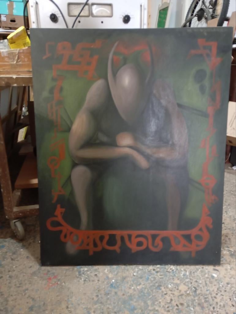 Peinture originale de Mtess, Enlèvement ou Envoi, Comme neuf, Peinture