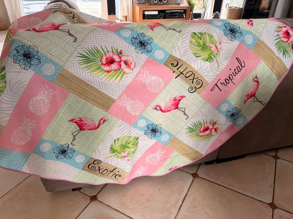 Nappe pour table ronde, 160 cms, état impeccable, Enlèvement, Comme neuf