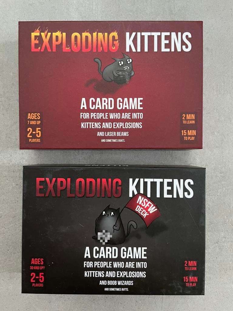 Exploding kittens - engelse versie, Ophalen, Zo goed als nieuw